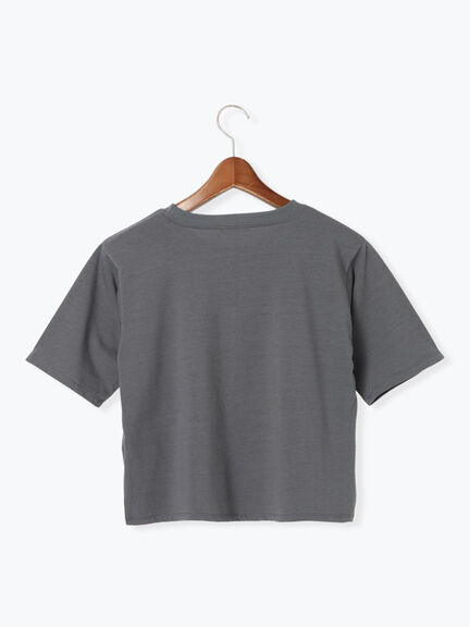 ハートフリル刺繍Tシャツ（オフホワイト/グレー/ブラック）｜Te chichi TERRASSE（テチチ テラス）通販