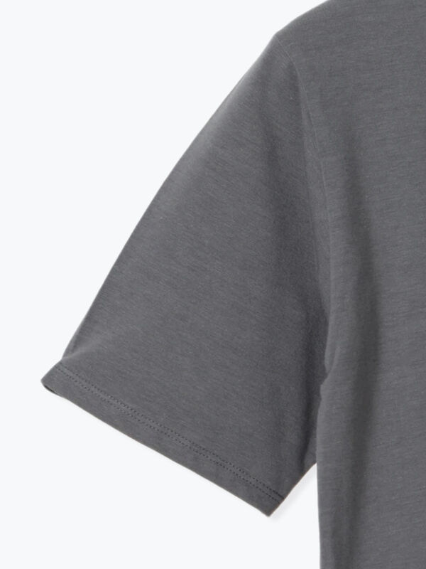 セール】 ハートフリル刺繍Tシャツ（オフホワイト/グレー