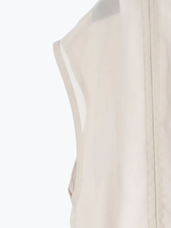 セール】 レイヤードドロストトップス（オフホワイト/ブラック/カーキ