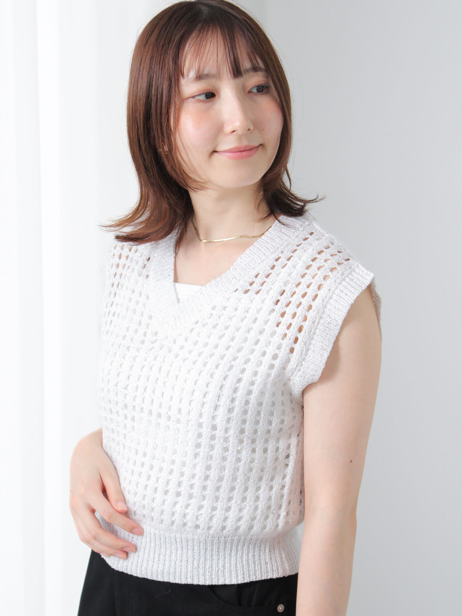 THE TOE ブラック　ニットベスト Vネック 楽天市場】PENNEY'S THE FOX [ペニーズ] THE FOX V-NECK VEST