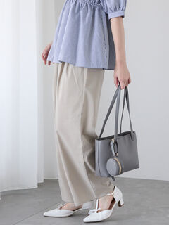 セール】 柄アソートイージーパンツ（ブラック/ベージュ/ブルー