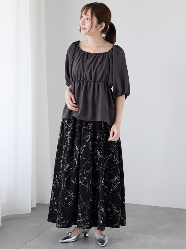 ブラウス　Coco sama セール】 2WAYオフショルブラウス（オフホワイト