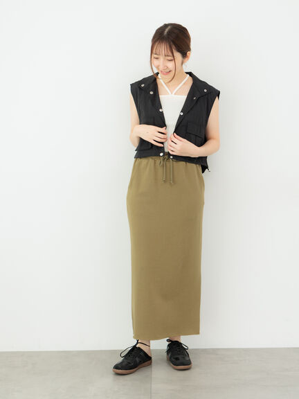 【接触冷感】ホルターネックタンクトップ（オフホワイト/ブラック/キナリ）｜Te chichi TERRASSE（テチチ テラス）通販