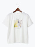 フラワー転写プリントTシャツ（オフホワイト）｜Te chichi TERRASSE（テチチ テラス）通販