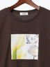 フラワー転写プリントTシャツ（オフホワイト/ブラック/ブラウン）｜Te chichi TERRASSE（テチチ テラス）通販