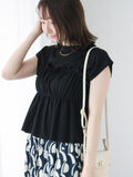 ワッフルビスチェセットTシャツ（ブラック）｜Te chichi TERRASSE（テチチ テラス）通販