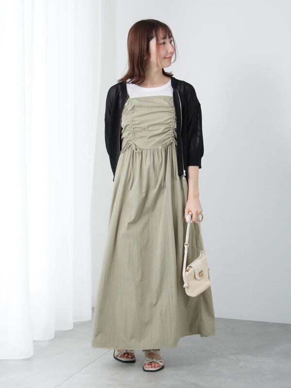 ポワ　メッシュダブルカーディガン ポワ メッシュダブルカーディガン Drawer - 新品poisポワ