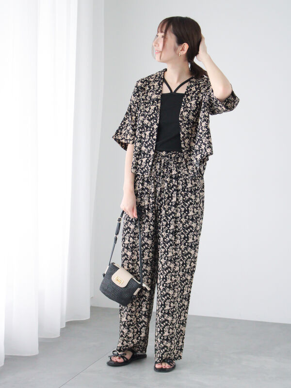 【新品タグ付き】BEAMS moncao モンサオ /リネン イージーパンツ S リネン イージーパンツ M[品番：TLKM0001742]｜T-LINK（ティー