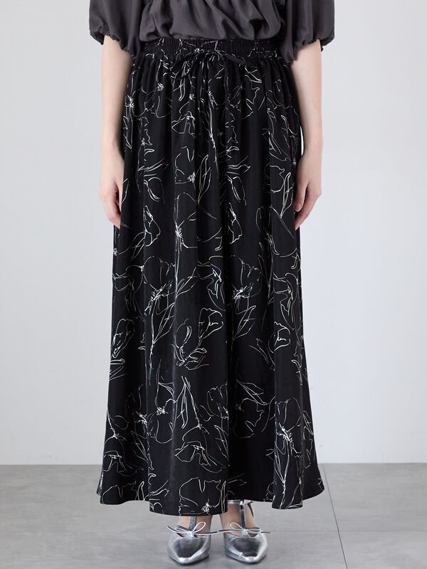 襤褸襤褸ギャザースカート短めです♡ ペーパー加工ギャザースカート（ボトムス/スカート）【セール