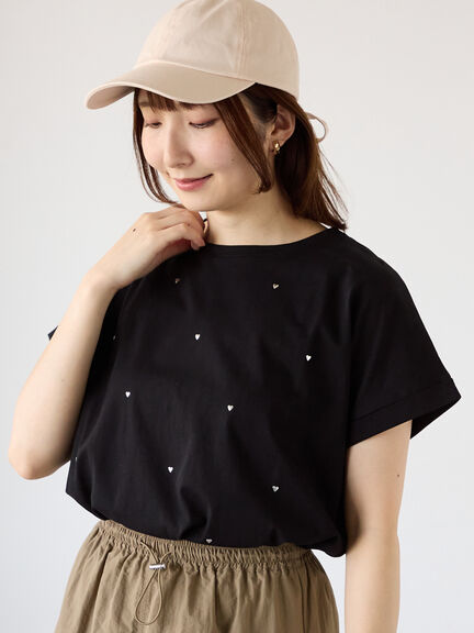 .OBJECT 黒トップス OWNth-オンス-】スラッシュダメージデザインニットトップス