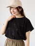 ハートモチーフホットフィットTシャツ（ブラック）｜Te chichi TERRASSE（テチチ テラス）通販