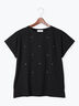 ハートモチーフホットフィットTシャツ（オフホワイト/ブラック/ブラウン）｜Te chichi TERRASSE（テチチ テラス）通販