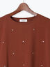 ハートモチーフホットフィットTシャツ（オフホワイト/ブラック/ブラウン）｜Te chichi TERRASSE（テチチ テラス）通販
