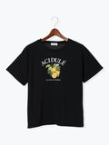 フルーツモチーフ柄Tシャツ（ブラック）｜Te chichi TERRASSE（テチチ テラス）通販