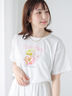 フラワーモチーフプリントTシャツ（オフホワイト）｜Te chichi TERRASSE（テチチ テラス）通販