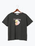 フラワーモチーフプリントTシャツ（チャコールグレー）｜Te chichi TERRASSE（テチチ テラス）通販