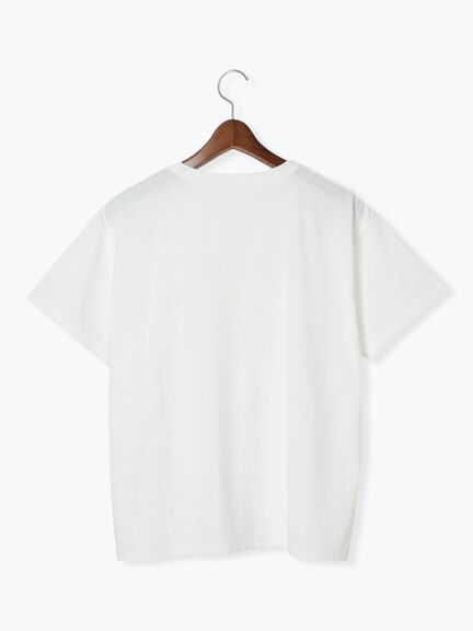 フラワーモチーフプリントTシャツ（オフホワイト/チャコールグレー/ブラック）｜Te chichi TERRASSE（テチチ テラス）通販