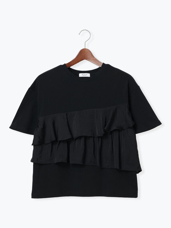 SALE,セール,16WCT244055,styling,スタイリング,フリルドッキングカットトップス ,新作,送料無料,24AW Amazon | [スタイリング/] フリルドッキングカットトップス