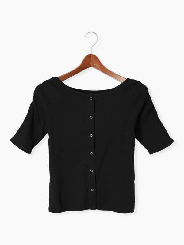 トップス tokiwa SLY | OFFSHOULDER FRONT ZIP トップス (Tシャツ・カットソー