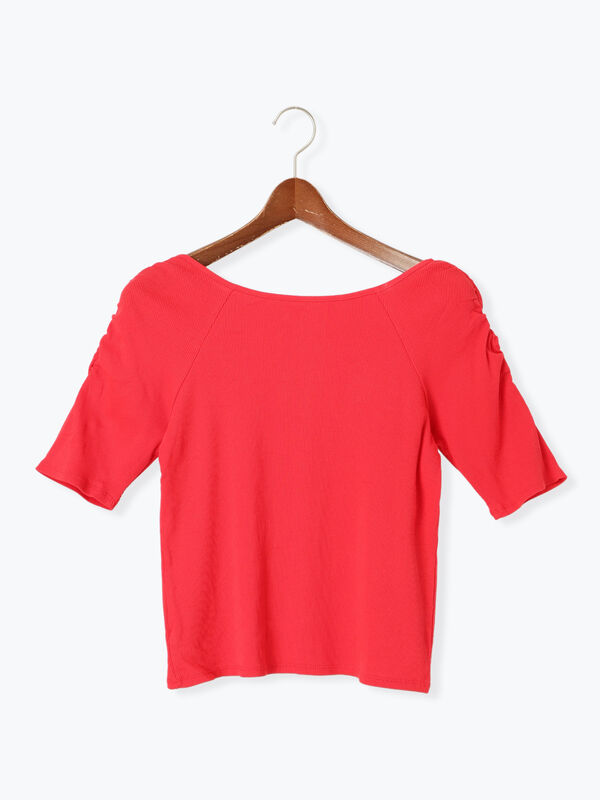 トップス tokiwa SLY | OFFSHOULDER FRONT ZIP トップス (Tシャツ・カットソー
