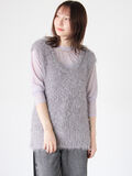 ラメシャギーニットベスト(グレー)|Te chichi TERRASSE(テチチ テラス)通販