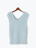 ラメシャギーニットベスト(ブルー)|Te chichi TERRASSE(テチチ テラス)通販