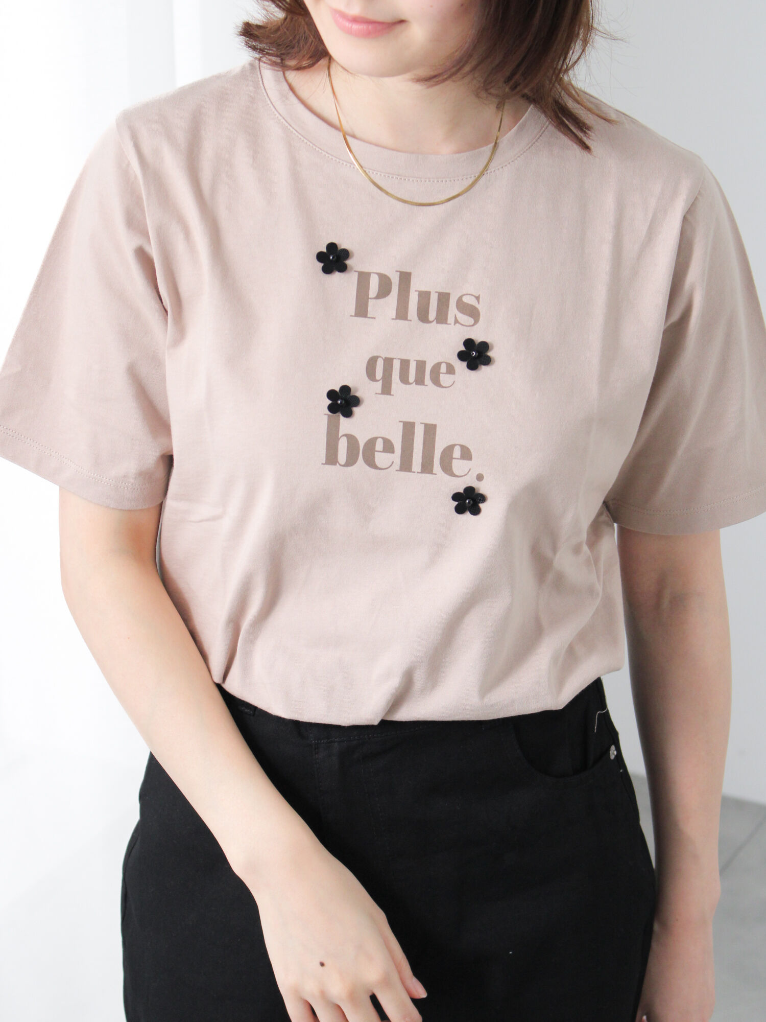 新品未使用♡ フラワーロゴTシャツ ONCILY tシャツ FLOWER LOGO T-SHIRT / フラワーロゴTシャツ