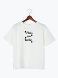 フラワーモチーフプリントTシャツ（オフホワイト）｜Te chichi TERRASSE（テチチ テラス）通販