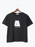 【接触冷感】犬モチーフプリントTシャツ（チャコールグレー）｜Te chichi TERRASSE（テチチ テラス）通販