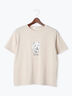 【接触冷感】犬モチーフプリントTシャツ（ベージュ）｜Te chichi TERRASSE（テチチ テラス）通販