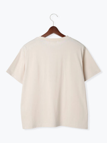【接触冷感】犬モチーフプリントTシャツ（オフホワイト/チャコールグレー/ベージュ）｜Te chichi TERRASSE（テチチ テラス）通販