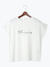 【接触冷感】スパンコールロゴフレンチスリーブTシャツ(オフホワイト)|Te chichi TERRASSE(テチチ テラス)通販