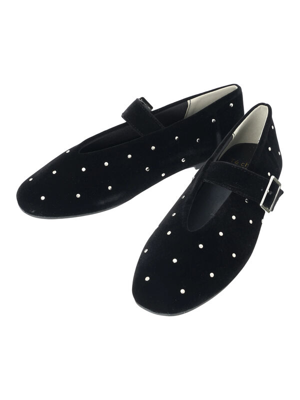 スタッズバレエシューズ《2025autumn catalog item》（オフホワイト