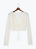 カットレースボレロカーディガン(オフホワイト/ブラック)|Te chichi TERRASSE(テチチ テラス)通販