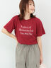 【接触冷感】ロゴプリントTシャツ（オフホワイト/ブラック/ボルドー）｜Te chichi TERRASSE（テチチ テラス）通販