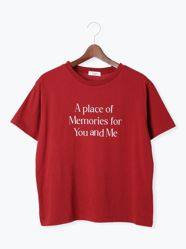 セール】 【接触冷感】ロゴプリントTシャツ（オフホワイト/ブラック