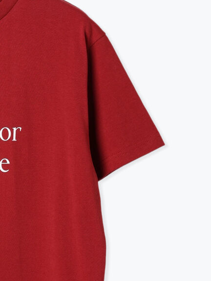 【接触冷感】ロゴプリントTシャツ（オフホワイト/ブラック/ボルドー）｜Te chichi TERRASSE（テチチ テラス）通販