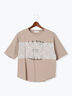 レースロゴプリントTシャツ(オフホワイト/モカ/ブルー)|Te chichi TERRASSE(テチチ テラス)通販