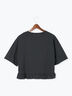 裾フリル刺繍Tシャツ（オフホワイト/チャコールグレー/イエロー）｜Te chichi TERRASSE（テチチ テラス）通販