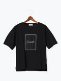 シアーアップリケTシャツ(ブラック)|Te chichi TERRASSE(テチチ テラス)通販