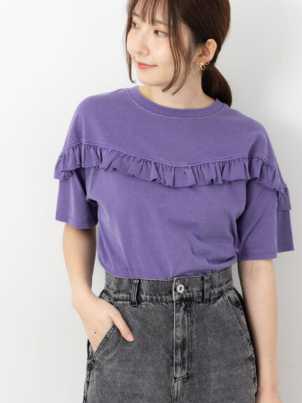 Tシャツ カットソー レディース 半袖　パープル　XL パープル系 レディースのTシャツ・カットソー | 三越伊勢丹