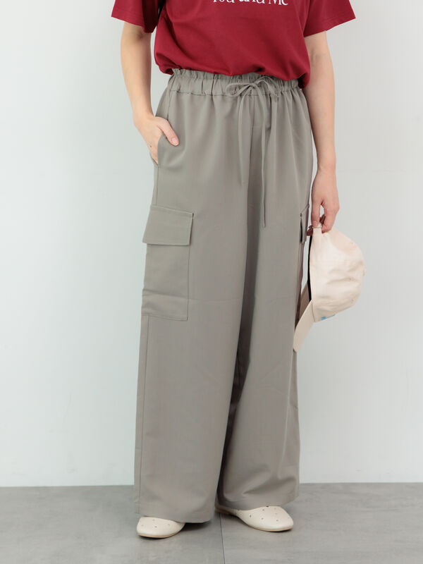 セール】 イージーカーゴパンツ（ブラック/モカ/カーキ/ボトムス