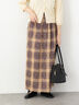 スクエアフリンジスカート(ベージュ/パープル)|Te chichi TERRASSE(テチチ テラス)通販