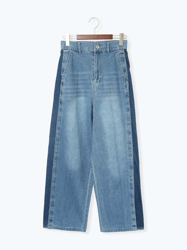 サイドラインデニムパンツ《2025autumn catalog item