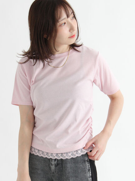 ❤️タイムサービス❤️45rpmピンクカットソー❤️ 4U 2nd Live Tour Daze forU!! Tシャツ(ピンク) – Tokyo 7th