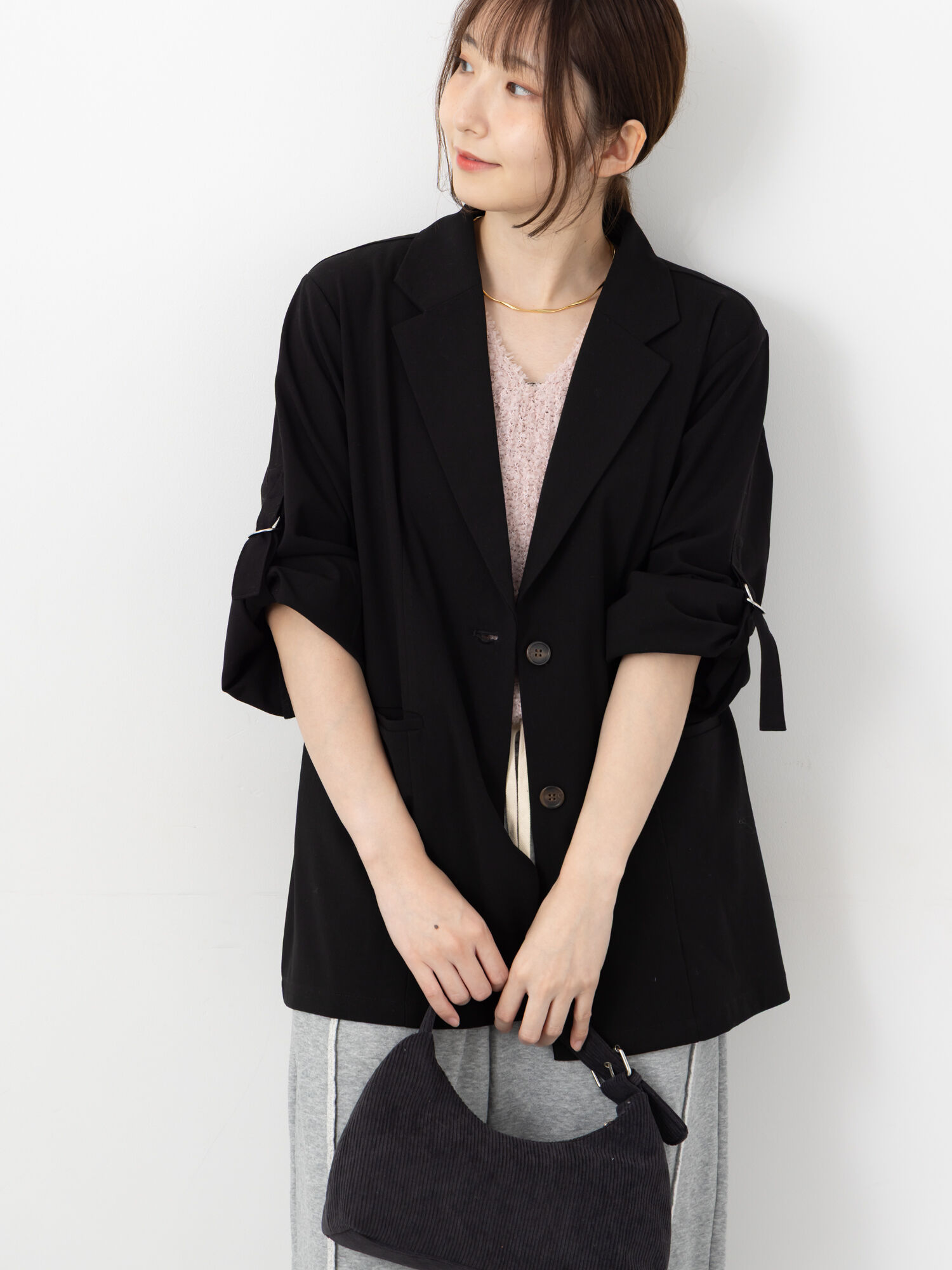 セール】 ロールアップテーラードジャケット《2025autumn catalog item