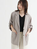 ロールアップテーラードジャケット《2025autumn catalog item》(ベージュ)|Te chichi TERRASSE(テチチ テラス)通販