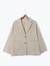 ロールアップテーラードジャケット《2025autumn catalog item》(チャコールグレー/ブラック/ベージュ)|Te chichi TERRASSE(テチチ テラス)通販