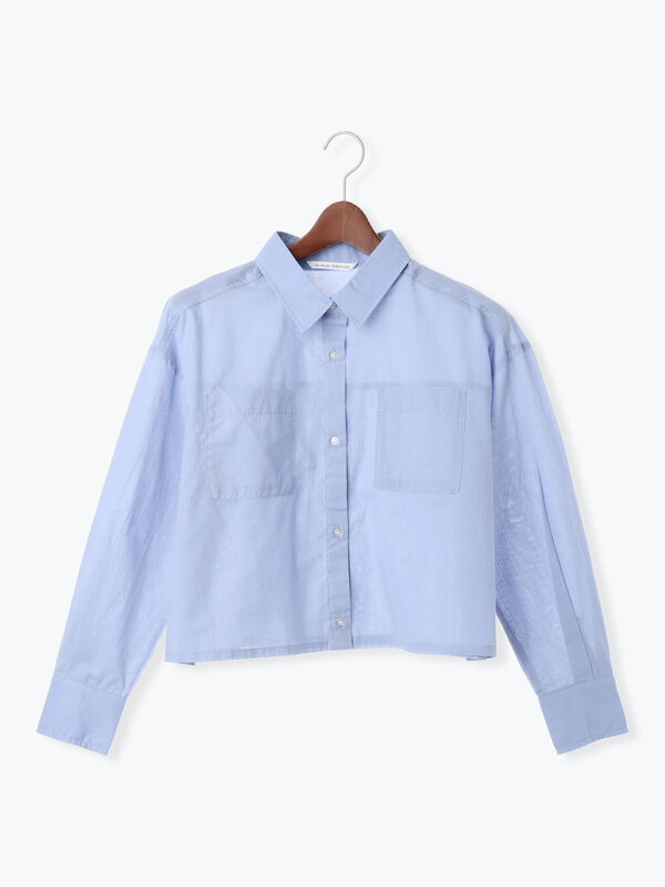 セール】 アソートクロップドシャツ（オフホワイト/ベージュ/ブルー