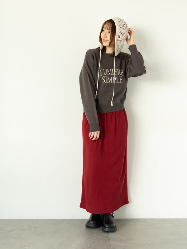 セール】 クロシェ編み風ニットキャップ《2025autumn catalog item